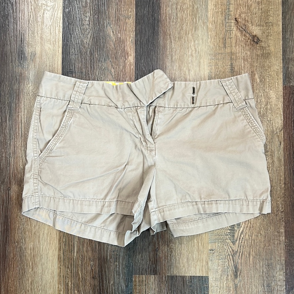 J Crew Chino khaki shorts
